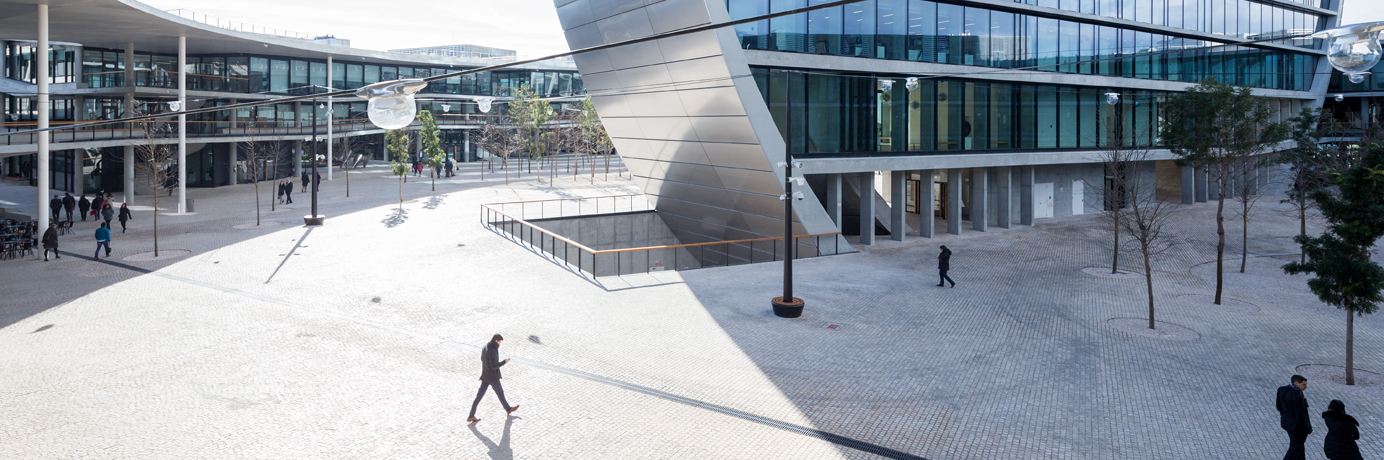 Open space outside building