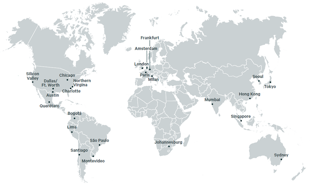 Image of world map