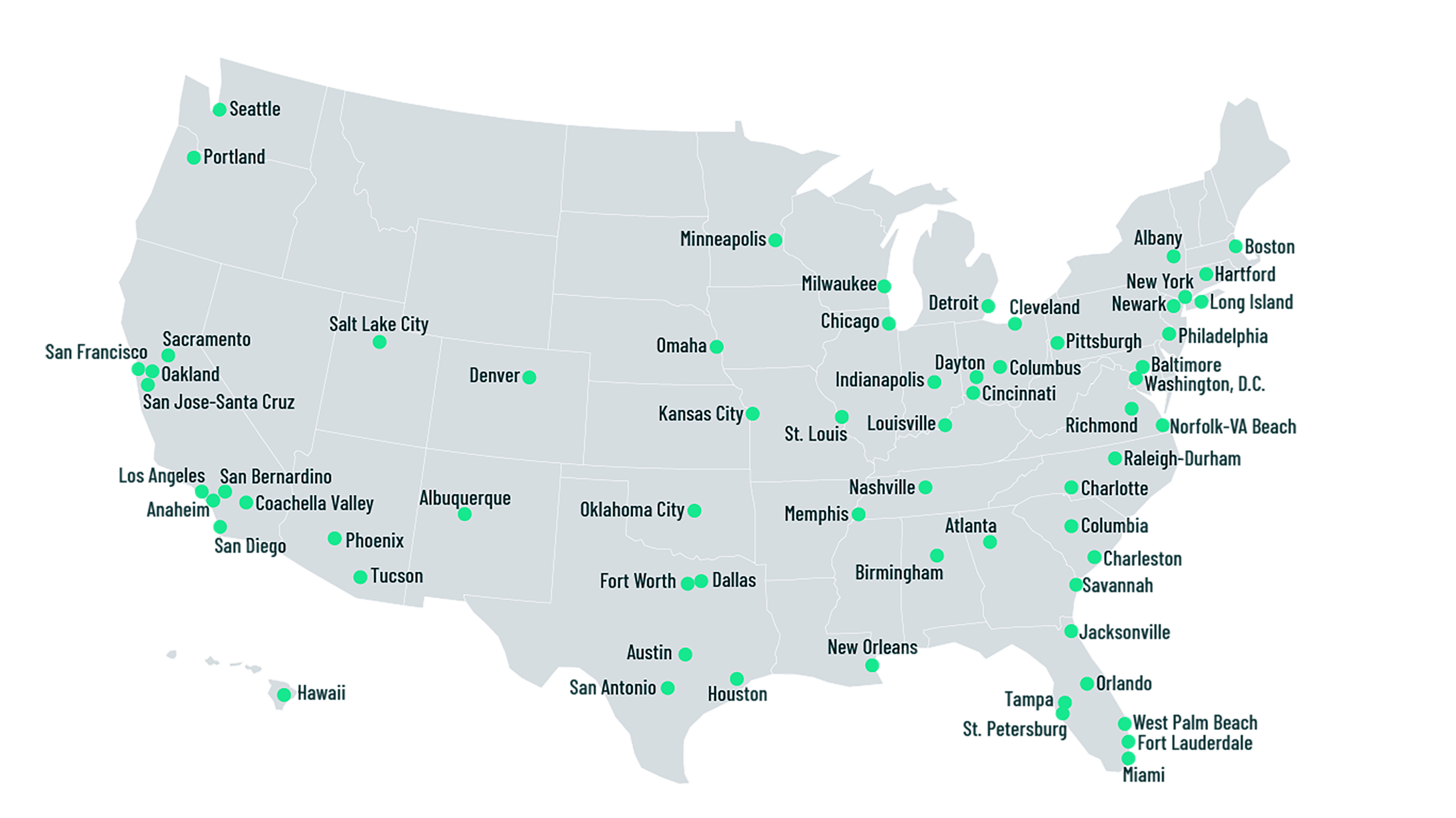 hotels research coverage map